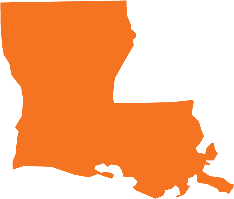 802x682 Louisiana Map Clipart