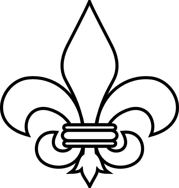 570x598 Outline Louisiana Clipart