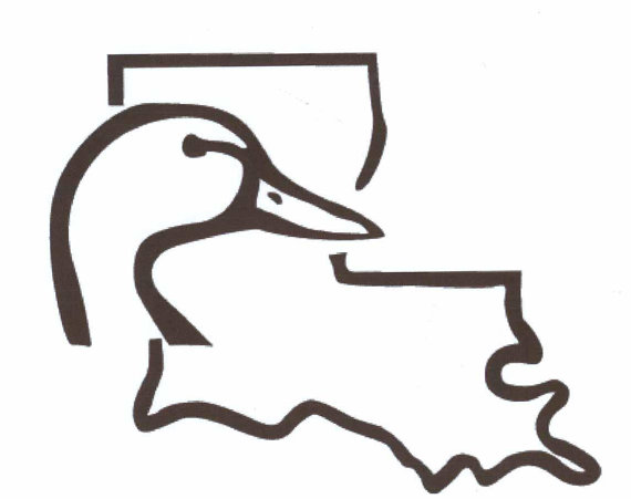570x451 Louisiana Duck Head Decal Sticker By Southerlydesigns On Etsy