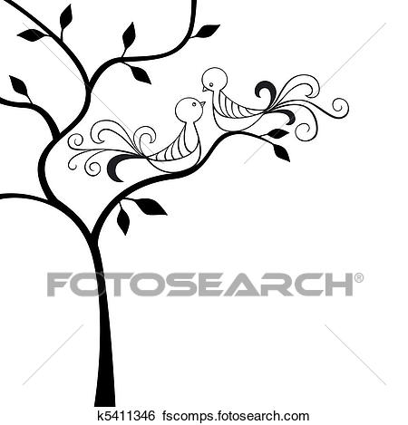 450x469 Clip Art Of Love Birds K5411346