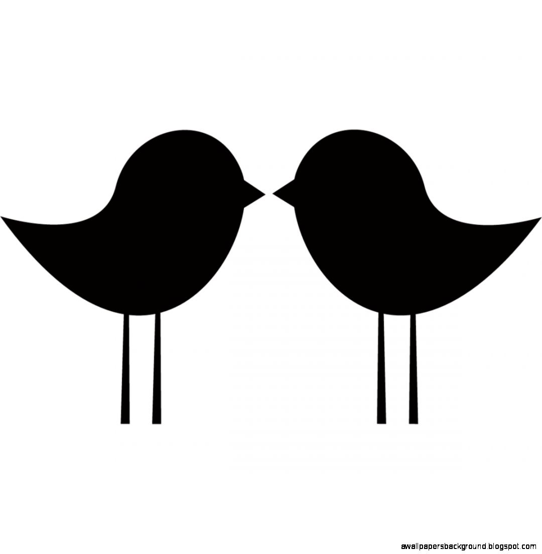 1080x1104 Lovebird Clipart Silhouette