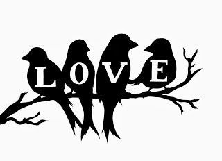 Love Bird Clipart Silhouette | Free download on ClipArtMag