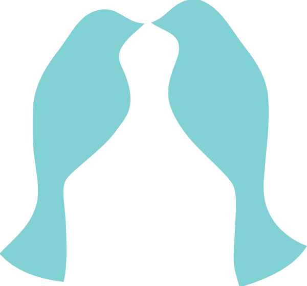 600x560 Turquoise Clipart Bird Silhouette
