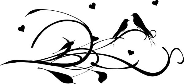 600x275 Free Bird Silhouette Clip Art