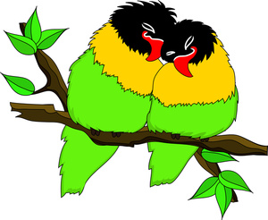 300x246 Free Free Lovebirds Clip Art Image 0515 1102 0614 5731 Animal