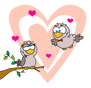 300x291 Free Lovebirds Clipart Image 0521 1102 0723 3804 Valentine Clipart
