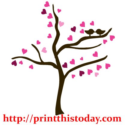 417x417 Blossom Clipart Love Bird Tree