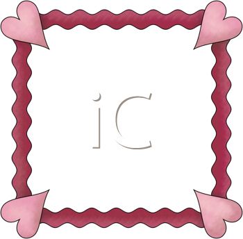350x344 Heart Clipart Frames