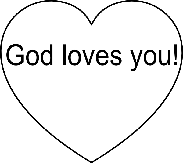 600x534 Godlovesyou Clip Art
