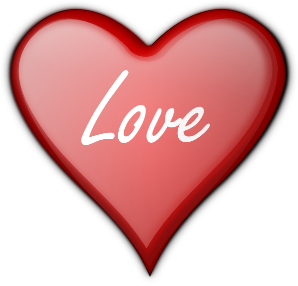 600x575 Love Heart Clip Art