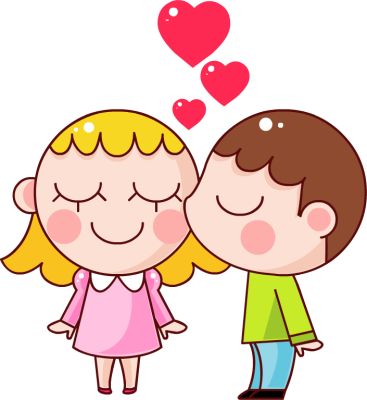367x400 Child Showing Love Clipart