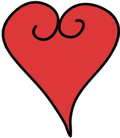 391x450 Free Clip Art Hearts