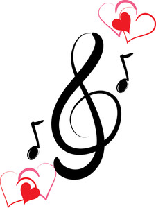 225x300 Love And Music Clipart