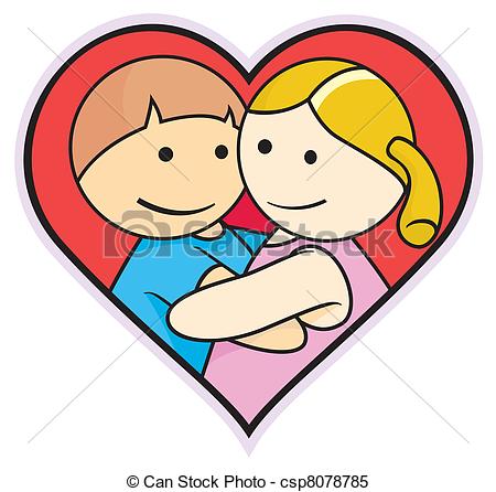 450x446 Love Clipart Two Person