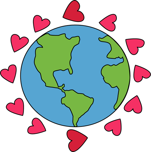 498x500 Love The Earth Clip Art