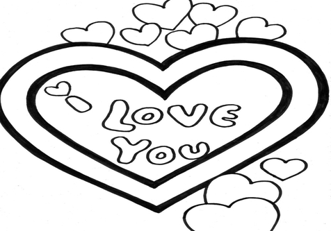 Love Coloring Pages | Free download on ClipArtMag