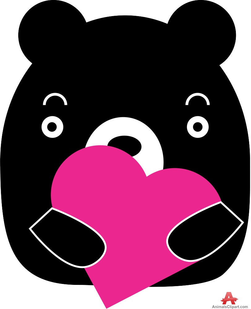 812x999 Bear With Love Heart Clipart Free Clipart Design Download