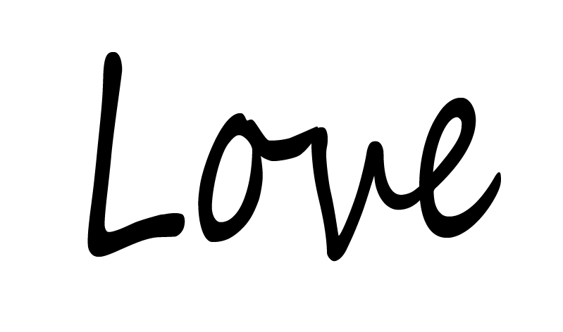 799x472 Love Word Clipart