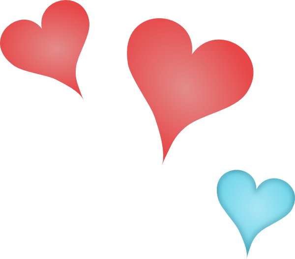 600x528 Three Hearts Svg Downloads