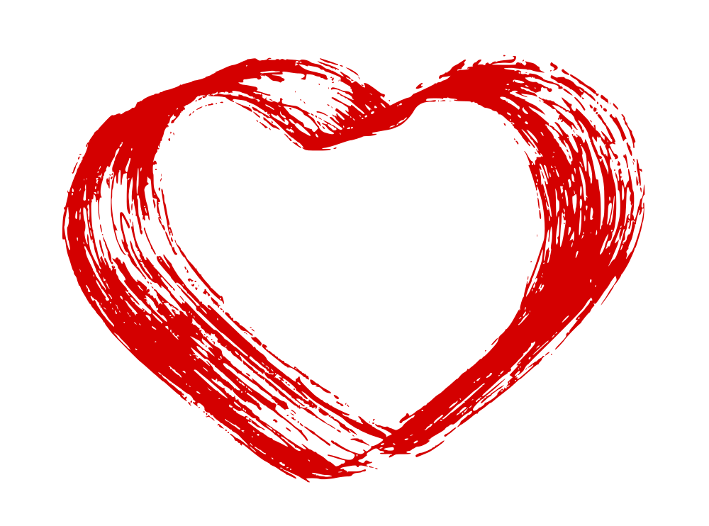 1000x742 Hand Drawn Heart Vector (Eps, Svg, Png)
