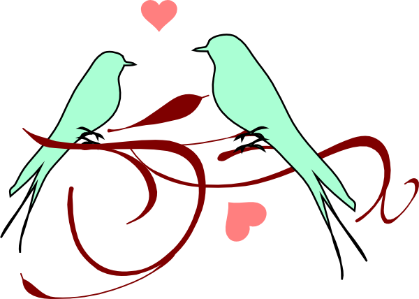 600x428 Love Birds Clipart Wedding Free Clipart Images 3 Image