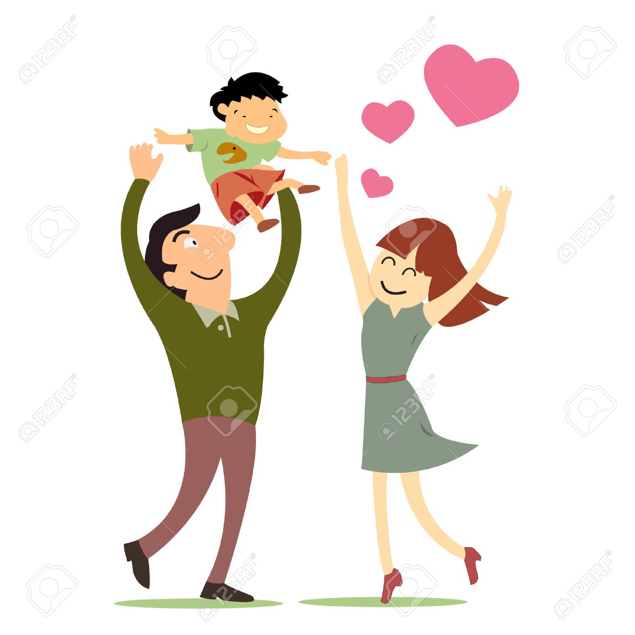 Loving Family Clipart | Free download on ClipArtMag
