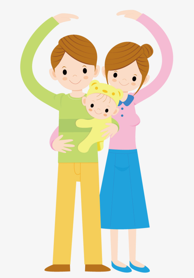 650x930 Loving Family Of Three, Child, Family, Vector Character Png