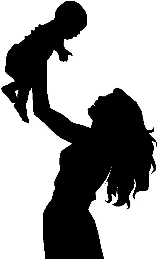 541x873 Mother And Baby Clipart Single Parent Family