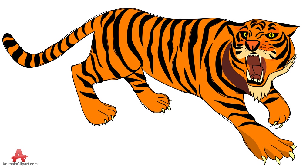999x552 Tiger In Clipart