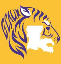 200x210 Free Printable Lsu Logo Clipart