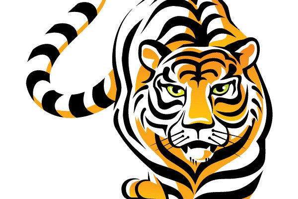 600x400 Free Tiger Logo Clip Art