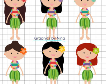 340x270 Luau Clipart Etsy