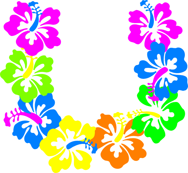 600x553 Flower Lei Clipart