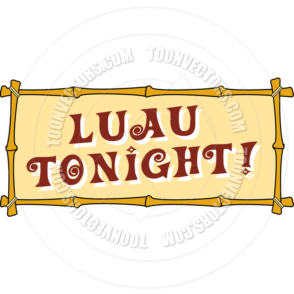 940x940 Luau Sign Clipart