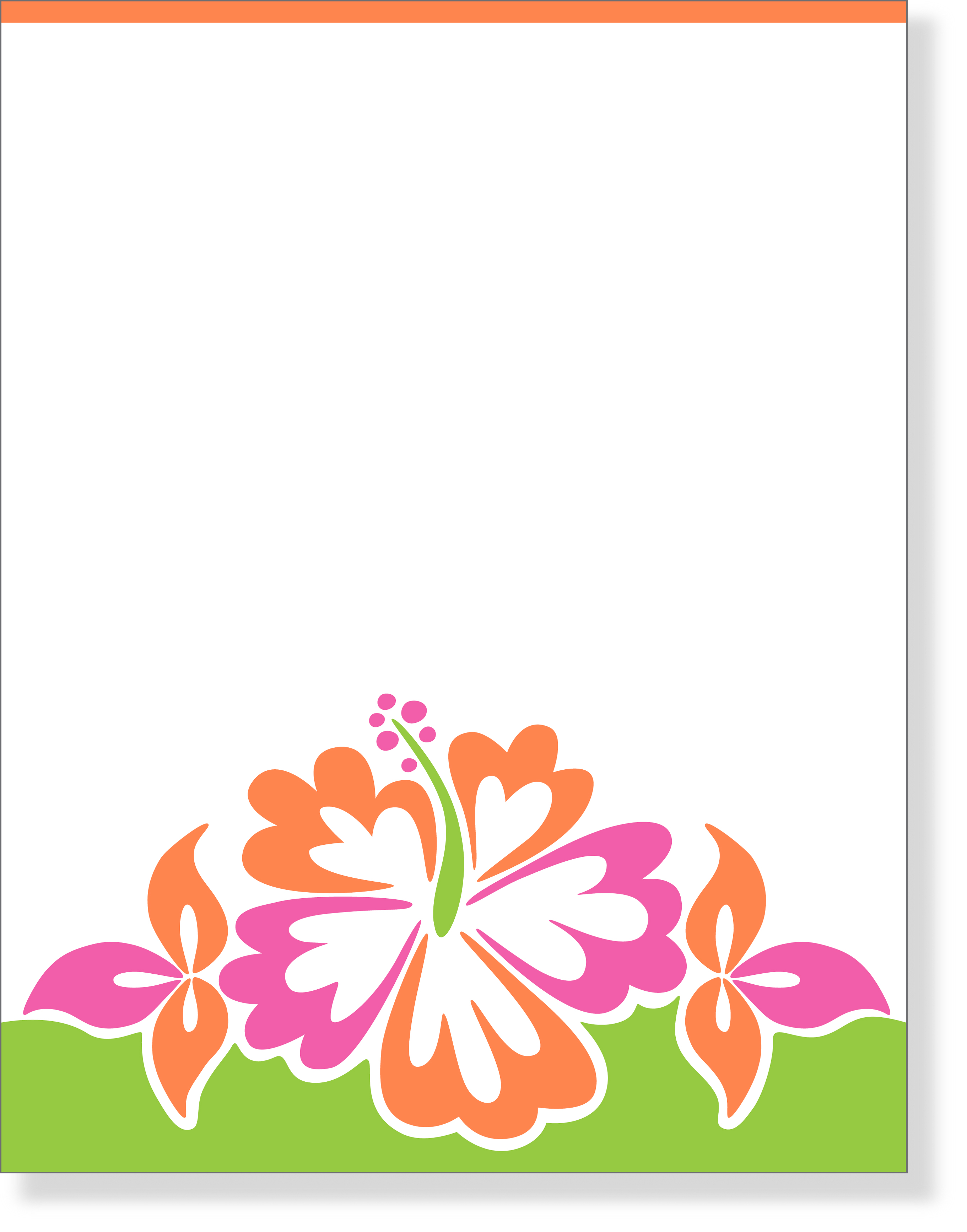 2722x3467 Luau Cliparts Paper