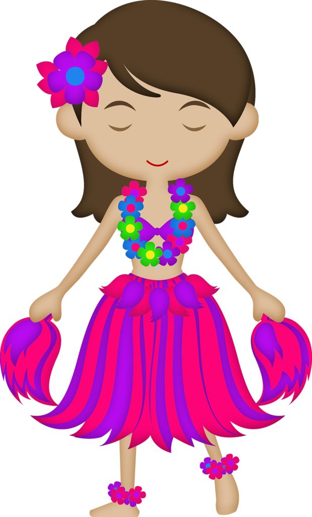 619x1024 Dall Clipart Luau