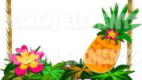 201x113 Hawaiian Clip Art Borders Free
