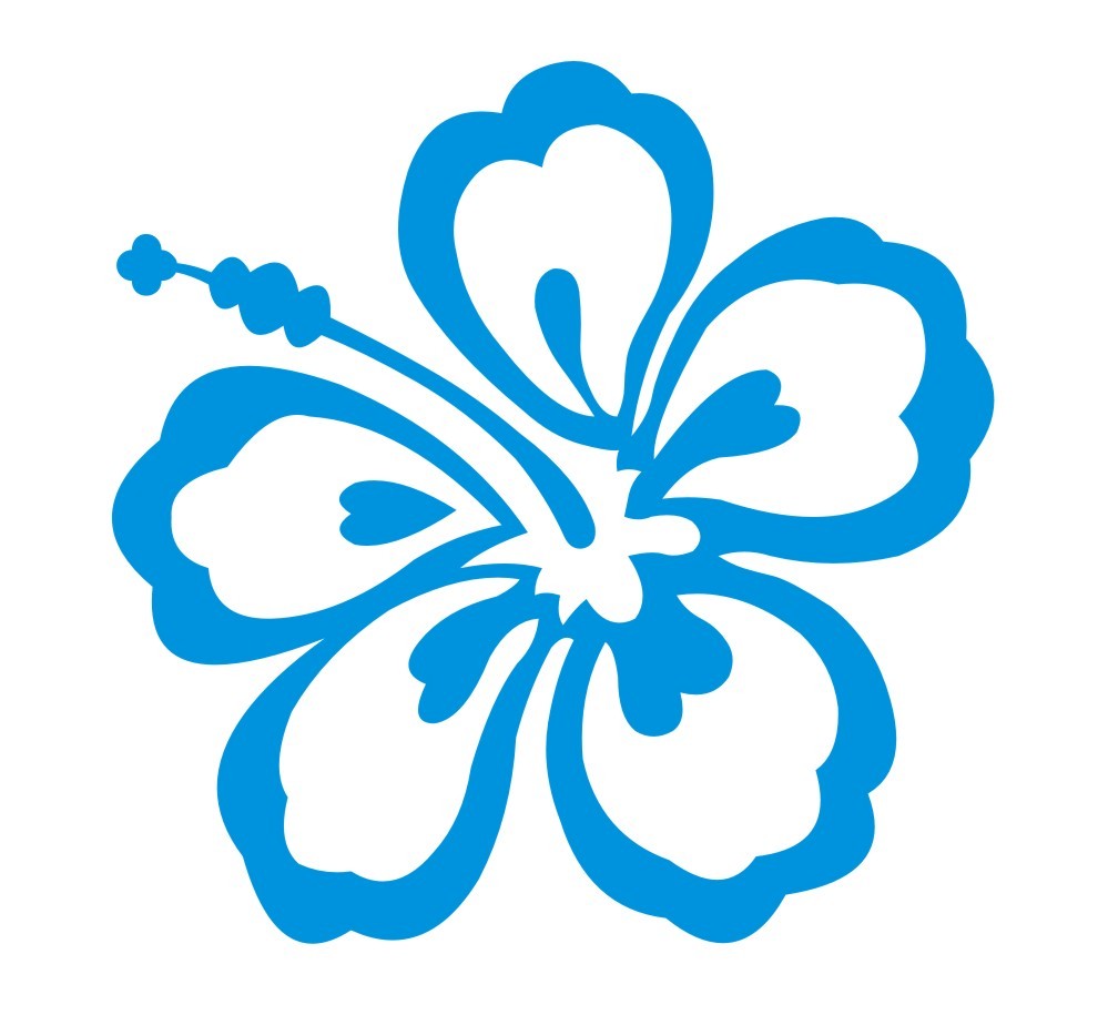 999x915 Hawaiian Flowers Clip Art