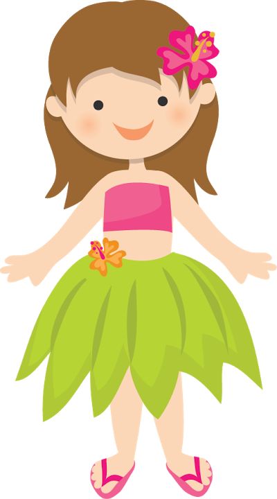 400x720 Dall Clipart Luau