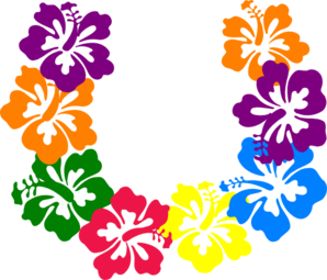 298x255 Hibiscus Lei Clip Art