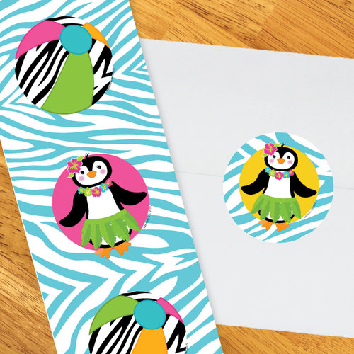 500x500 Little Penguin Luau Party Supplies