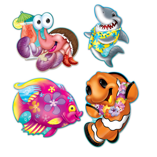 521x521 Luau Theme Party Supplies