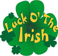 200x193 St. Patrick's Day Lucky Shamrock Clip Art