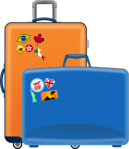 261x300 Luggage Clip Art