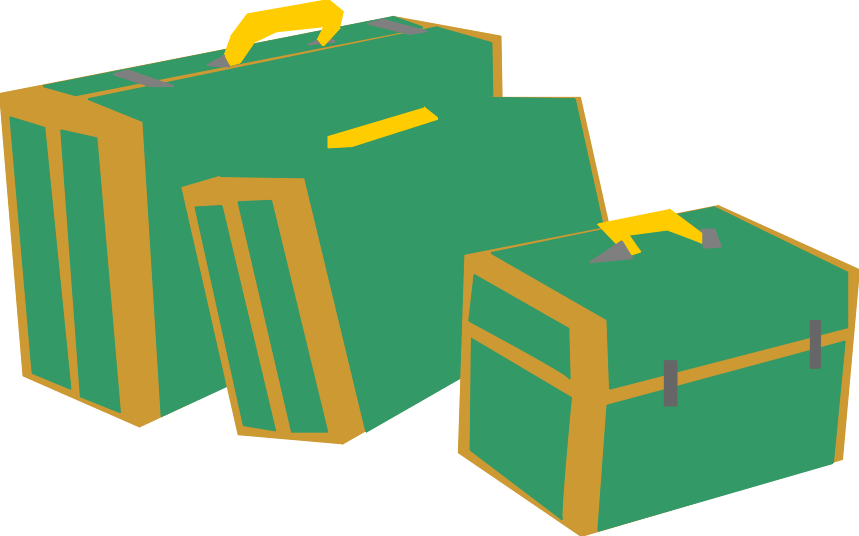 859x536 Luggage Clipart