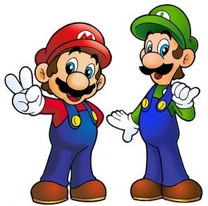 295x292 Mario And Luigi Clipart