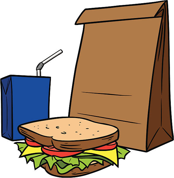 598x612 Lunch Clipart Lunch Bag