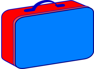 300x222 Red And Blue Lunchbox Clip Art