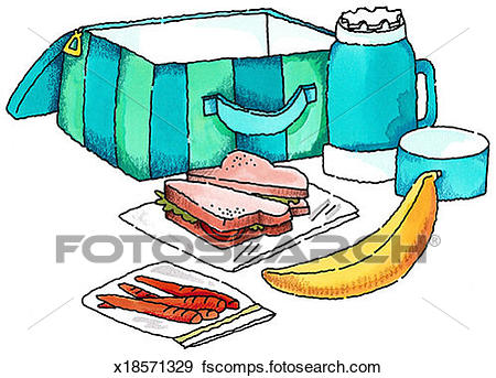 450x343 Stock Illustration Of Lunch Box X18571329