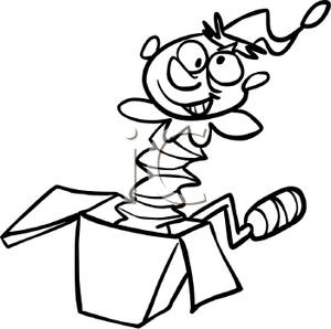 300x298 In The Box Clipart Black And White